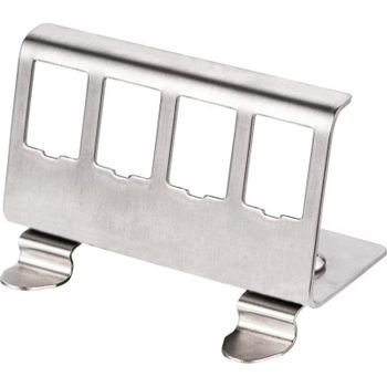 Adapter Roline para carril DIN, 4 módulos Keystone