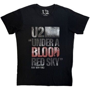 U2 Camiseta Blood Red Sky Live para mujer