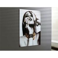 cuadro cristal impr retrato mujer 80x120 cms 80x1x120 cms