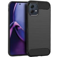 cool carcasa carbon negro para motorola moto g84 5g