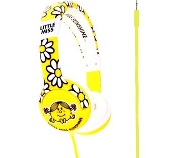 MR MEN Little Miss Sunshine Kids Headphones - Yellow, Yellow