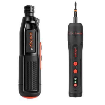 Set De 2 Destornilladores A Batería 3,6v Dnipro-m Csd-36x + Csd-40x, Carga Usb-c, Luz Led, Puntas Incluidas