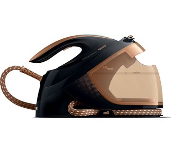 PHILIPS PerfectCare Performer GC8755/86 Steam Generator Iron - Black Copper, Black