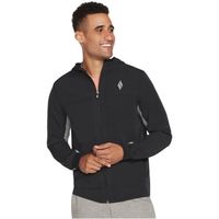 skechers chaqueta deporte skechweave premium hooded jacket para hombre