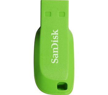 SANDISK Cruzer Blade USB 2.0 Memory Stick - 16 GB, Green, Green