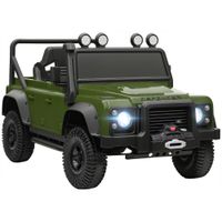 aiyaplay coche electrico para ninos funcionamiento con bateria de 12v control remoto funcion de musica bocina luces led verde
