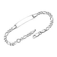 grabado pulsera figaro