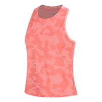 neo feel the vybe aop camiseta de running mujeres-coral
