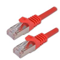 cable de red mcl fcc7bmshf-1mr cat7 sftp 1 m rojo
