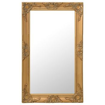 Espejo De Pared Estilo Barroco Dorado 50x80 Cm Vidaxl