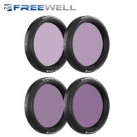 freewell-kit de filtros ndpl para dji osmo action 5 proaction 4action 3 filtro de lente 4 paquetes nd8pl nd16pl nd32pl nd64pl accesorios para camaras