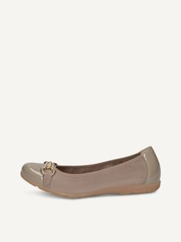 CAPRICE Ballerina, brown, made of Leather, Size 37
