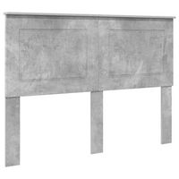 cabecero gris concreto 100 cm madera de ingenieria vidaxl
