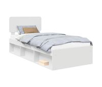 estructura de cama individual para adultos - 90 x 200 cm madera de pino macizo