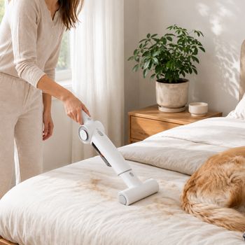 Aspiradora Inalámbrica de Mano, Aspiradora Ligera de 13kPa con Filtro HEPA y Cepillo para Pisos, para el Hogar, Pelo de Mascotas y Automóvil
