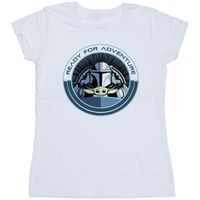 disney camiseta manga larga the mandalorian ready for adventure para mujer