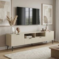 mesa de tv nand 180x40x51cm - color arena encasa