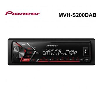 Digital car stereo with FM, DAB/DAB+ Digital Radio Tuner, USB, Aux-in. Supports