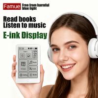 famue bf07 e-ink e-reader e-book mini 27 pulgadas 32gb reproductor de mp3 portatil grabacion de volumen en el aula deportes al aire libre lectura nocturna