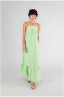 vestido tirantes mezcla seda clover l