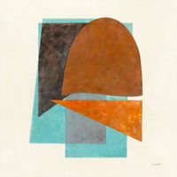 cuadro quinteto turquesa impresion sobre lienzo 80x80cm