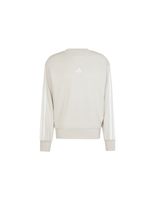 sudadera adidas 3bandas french terry hombre beige