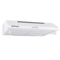 orbegozo st 07160 d bl campana extractora estandar 60 cm blanco r motor 60w extraccion 1953 mh 3 niveles de potencia luz led 25w y 2 filtros de aluminio desmontables