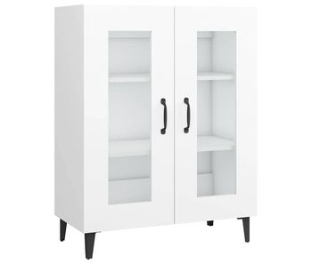Aparador - mueble de almacenamiento de madera de ingeniería blanco 69,5x34x90 cm es3167