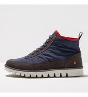 art para hombre 1158511500030b0 zapatillas abotinadas1585 ontario azul 36 tela plano cordones casual