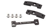 wolf tooth b rad half bottle adapter   dogbone base black