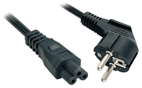 2m schuko to iec c5 mains cable