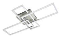 adelebsen - plafon led de metal color plata 65 cm