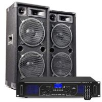 combinacion altavoces fenton max210 2000w bluetooth usb mp3 plug and play