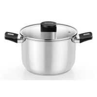 olla acero inoxidable monix m240218 18cm 3l full induction tapa vidrio asas baquelita