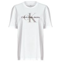 calvin klein jeans camiseta ss hero monologo tee 30s para mujer