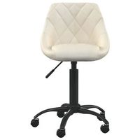 silla de oficina  silla gaming de terciopelo crema