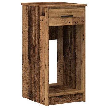 Torre De Ordenador Con Cajón Madera Vieja 35x45x77 Cm Vidaxl