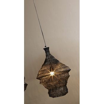 Lampara Techo Rejilla Thea Zinc 35dx60 Cms. 35dx60 Cms