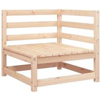 conjunto de muebles de jardin 2 uds  mesa y sillas con cojines madera maciza pino