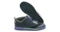 zapatilla de pedal plano ion scrub amp mtb negra violeta unisex