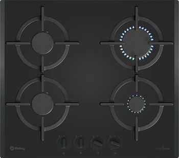 BalayPlaca de gas 60 cm Cristal templado, Negro 3ETG664RB