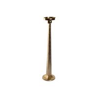 portavela aluminio 185x185x855 dorado
