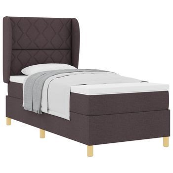 Cama Tapizada 193x90x128 Cm  - Marrón