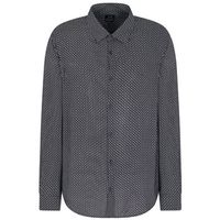 armani exchange camisa manga larga xm000668af10253 para hombre