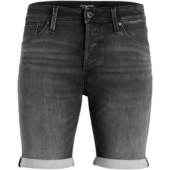 Jack & Jones Short 12223681 JJIRICK JJICON SHORTS GE 612 I.K SN BLACK DENIM para hombre