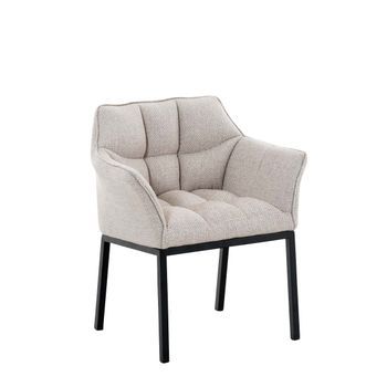 Sillón De Salón Octavia En Tela Marfil 63x67x78 Cm Clp