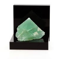 fluoritis verde piedra natural de francia pratclaux haute -loire - cristal raro y multicolor coleccion sylvain desfarge  2224 ct - certificado