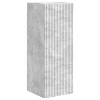 Mueble De Tv Montado En La Pared 30 X 31 X 80 Cm Concreto Vidaxl