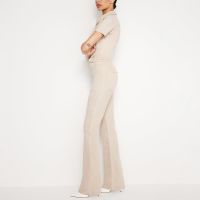 good american fit for success stretch-denim bootcut jumpsuit - s