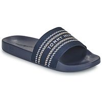 tommy hilfiger sandalias tommy webbing slide para mujer